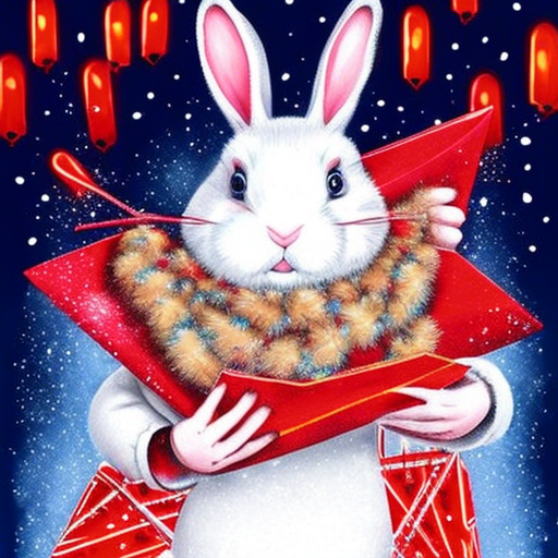 雪天的兔兔
